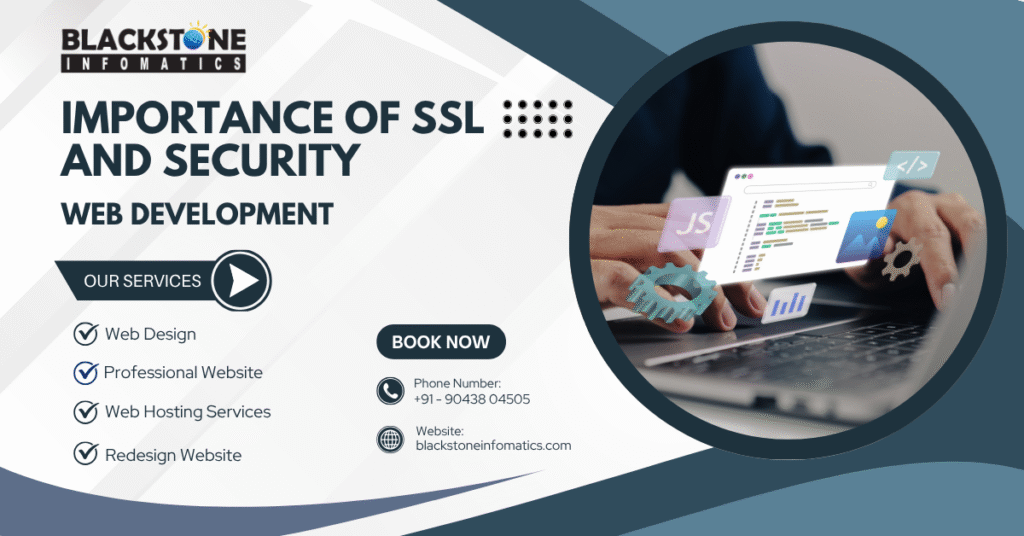 SSL padlock icon indicating website safety, HTTPS-enabled website screenshot, Web developer installing SSL certificate