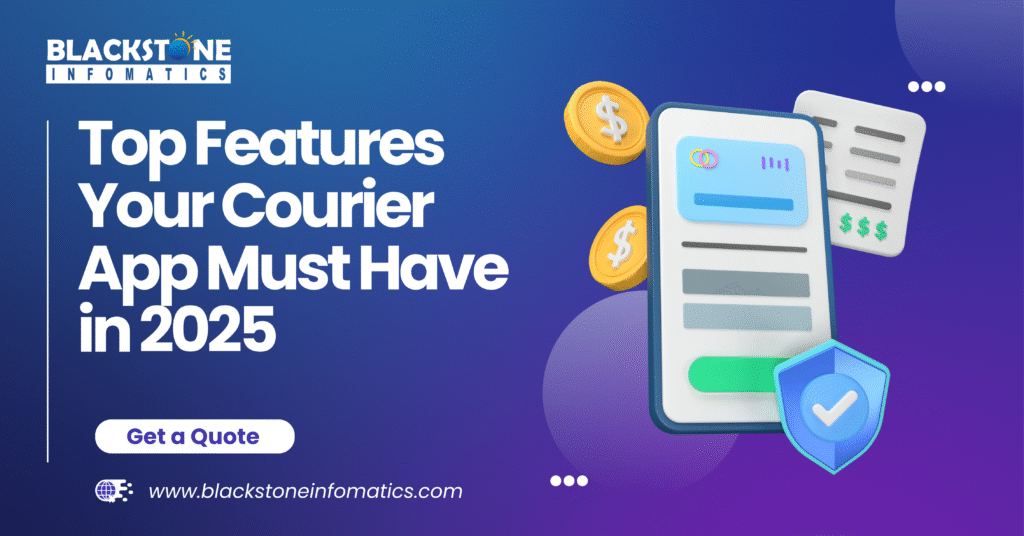 courier app interface, delivery tracking app India