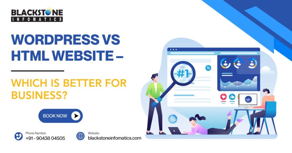 comparison between WordPress and HTML websites